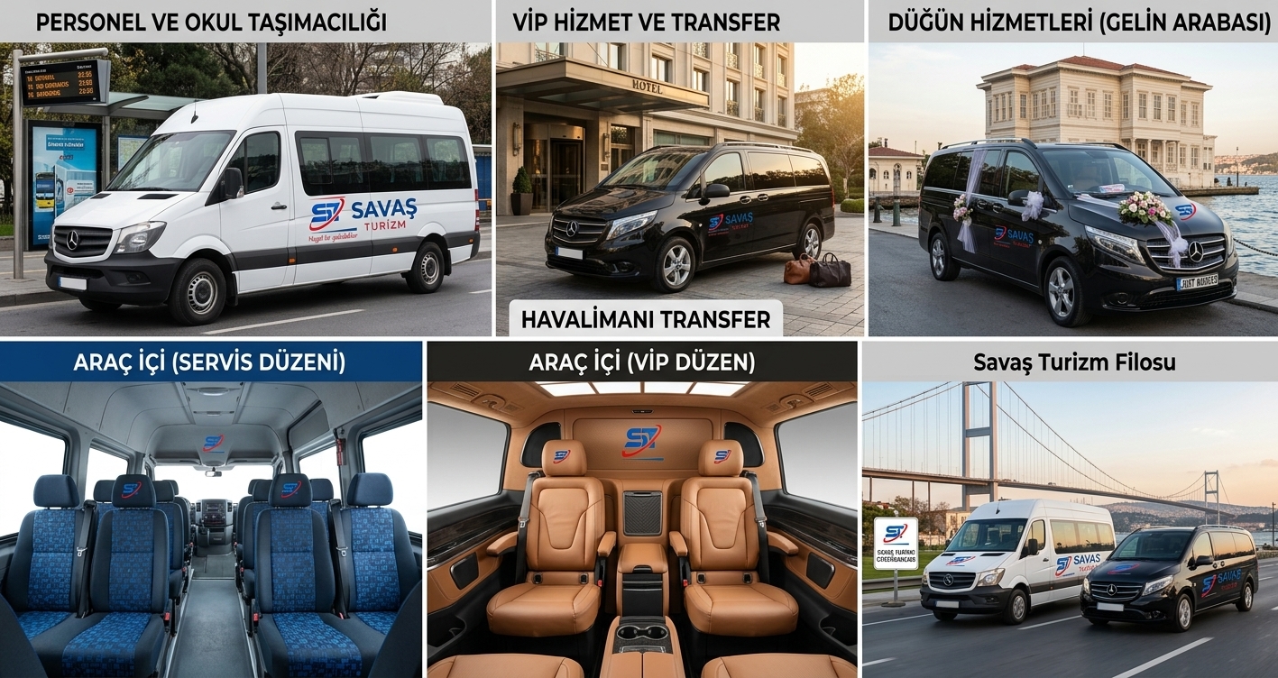 Personel Servisi, Okul Servisi, Kurumsal Taşımacılık ve VIP Transfer